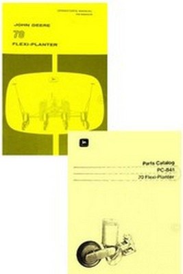 John Deere 70 Flexi-Planter Seed Planter Owner Operators Parts Catalog Manual JD