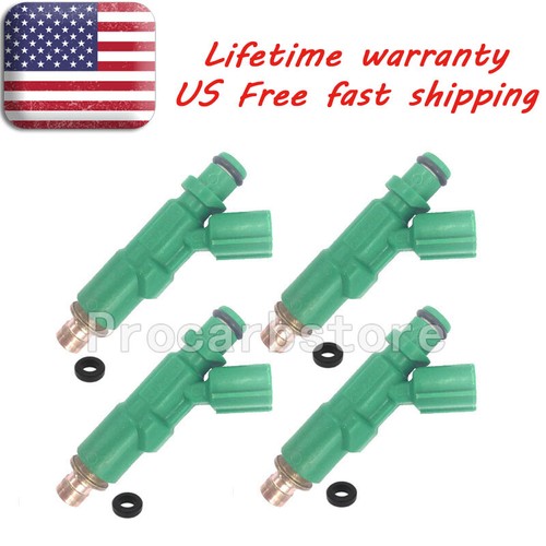 232650-21020 Jeu de 4 Injecteurs de Carburant pour 01-09 Toyota Echo Prius Scion XA XB 1.5L - Photo 1/5
