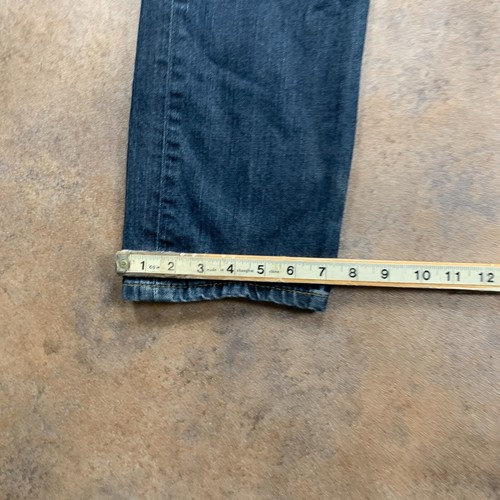 LEVI'S 508 Jeans Uomo (32 Pollici Vita) (Gamba 31 Pollici) Slim Fit Blu - Foto 9 di 14