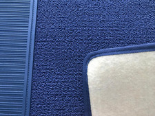 Teppich Satz 14-teilig Loop/Schlinge BLAU f&uuml;r Mercedes W107 C107 COUPE SLC NEU