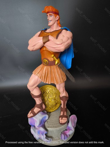 Painted Hercules Statue 1/4 Figure - Picture 3 of 7