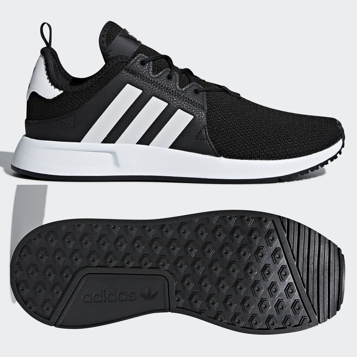 Adidas X_PLR MEN'S Shoes Athletic Sneakers Black White CQ2405 UK EUR 