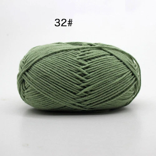 62 Colors Milk Cotton Skeins Hand Knitting Wool Baby Crochet Chunky Yarn 50g - Picture 55 of 87