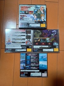 SEGA Saturn PSYKYO Shoot Em Up Set Japanese Version Authentic Complete