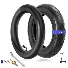 Heavy Duty 10x2.125/10 x 2 Tire and Inner Tube with Bent Valve Stem for Smart...