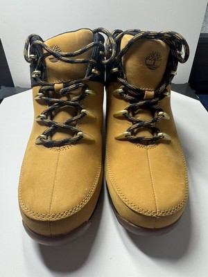 Timberland Men's Euro Sprint Wheat  Black Hiker Boots A1NHJ ALL SIZES