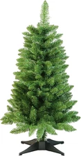 Small Christmas Tree 4FT Artificial Mini Xmas Tree for Christmas Halloween House
