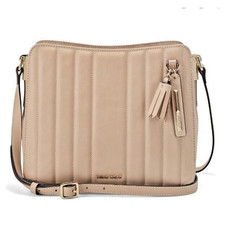 Nine West "Imogen" Swing Pack Crossbody Bag in Khaki Tan