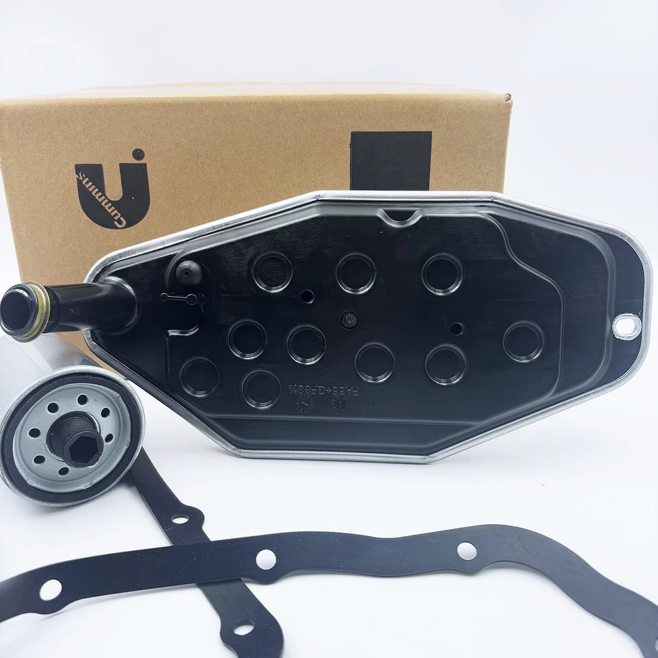 Cummins 4WD Transmission Filter Kit W/Pan Gasket For Ram 2500 545RFE 65RFE 68RFE Foto 4 de 4