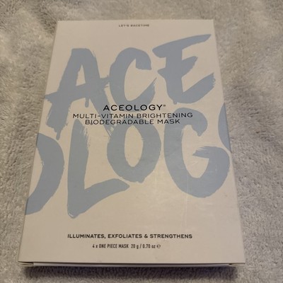 Aceology Multi Vitamin Brightening Biodegradable Mask Only 3 In Box