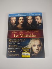 LES MISERABLES BLU-RAY DVD COMBO ANNE HATHAWAY OSCAR  NEW SEALED 