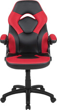 X10 Ergonomic High-Back Racing Gaming Chair Flip-Up Arms, Red Black 7