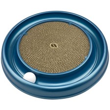 Turbo Scratcher Cat Toy with Ball Track  Catnip - Perfect for Indoor Play