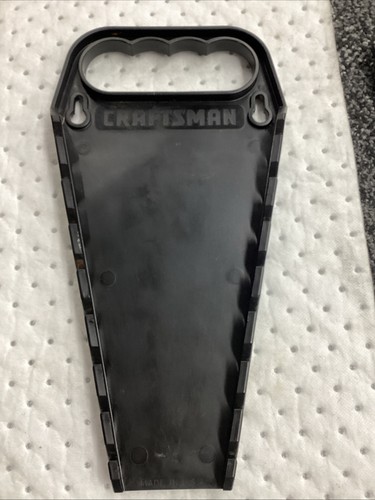 Craftsman Wrench Organizer Rack SAE & Metric Holder Tray – Black Plastic USA