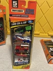 MATCHBOX LAND SEA AIR Gift Pack 5 Car Set Vintage 1996 #060032 NIB VTG