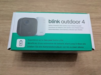 Blink Outdoor 4 HD Überwachungskamera System mit SYNC Modul - Nagelneu Versiegelt