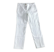 J. Jill Pants NWT Womens 4 White Stretch Straight Leg NEW Minimalsit Classic NEW