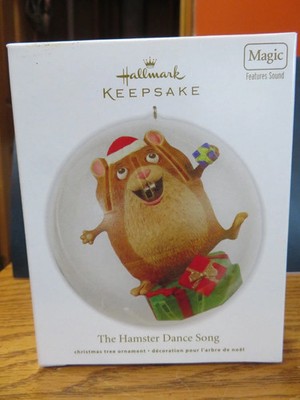 2012 HALLMARK KEEPSAKE ORNAMENT THE HAMSTER DANCE SONG NEW IN BOXAM-4-3-46