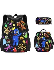 Backpack Pencil Case Shoulder Bag 3pc set Kids Waterproof Schoolbag Pencil case
