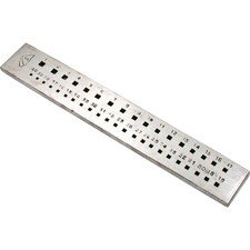 40 Square Hole Drawplate Jewelers Wire Draw Plate Jewelry Craft Shaping Tool