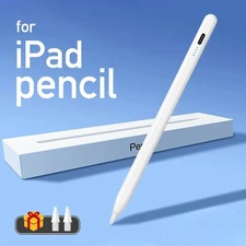 Stylus Pen for Apple iPad with LED Indicator Palm Rejection Touch Pencil