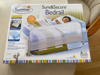 NEW Summer Sure&Secure Single Hide Away Safety Bed Rail for Kids 42.5''w x 20''t