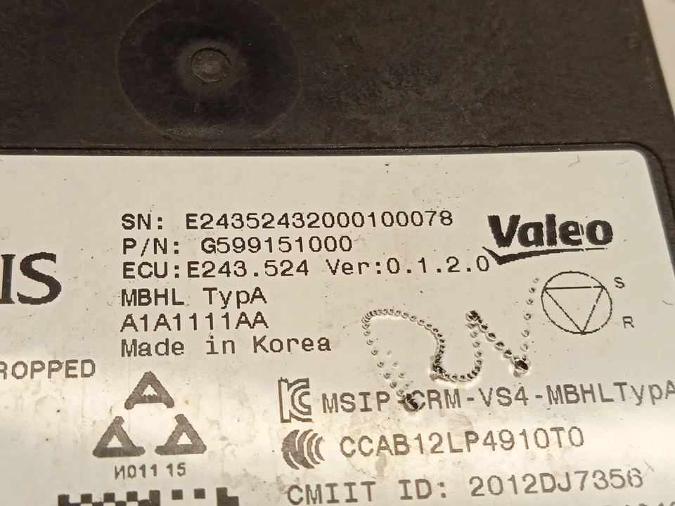 G599151000 MODULO ELETTRONICO / 7588504 PER KIA NIRO * - Immagine 4 di 4