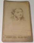 Rare Antique Scottish Pioneer Surgeon Lawson Tait Advertising Cabinet Card Photo — photo 2