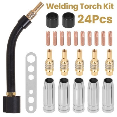 24 x Verschleissteile Set MB15/150 M6 0,8 Stromdüse, Gasdüse, Düsenstock MIG/MAG