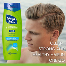 2-In-1 Anti-Dandruff Shampoo and Conditioner 400 Ml Pack of 6 6.10 per litre