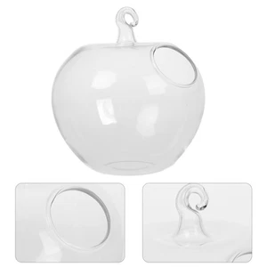 Tabletop Glass Terrarium Clear Aquarium Fish Tank Bowl with Stand