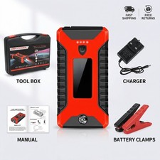99800mAh 12V Car Jump Starter Pack Booster Battery Charger Emergency Power Bank