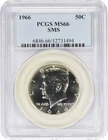 1966 SMS Kennedy Silver Half Dollar MS66 PCGS