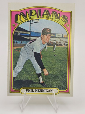 #ad 1972 Topps High # Phil Hennigan #748 Clean And Crisp EX MB $5.49