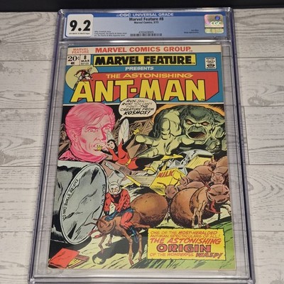 Marvel Feature #8 Marvel Comics March 1973 CGC 9.2 Orgin Ant-Man And Wasp Retold