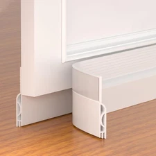 Door Draft Stopper,Adjustable Door Sweep for Bottom of Door,Silicone Weather Str