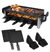 Raclette FüR 16 Personen Ebikon 2100W Antihaftbeschichtet Syntrox Germany