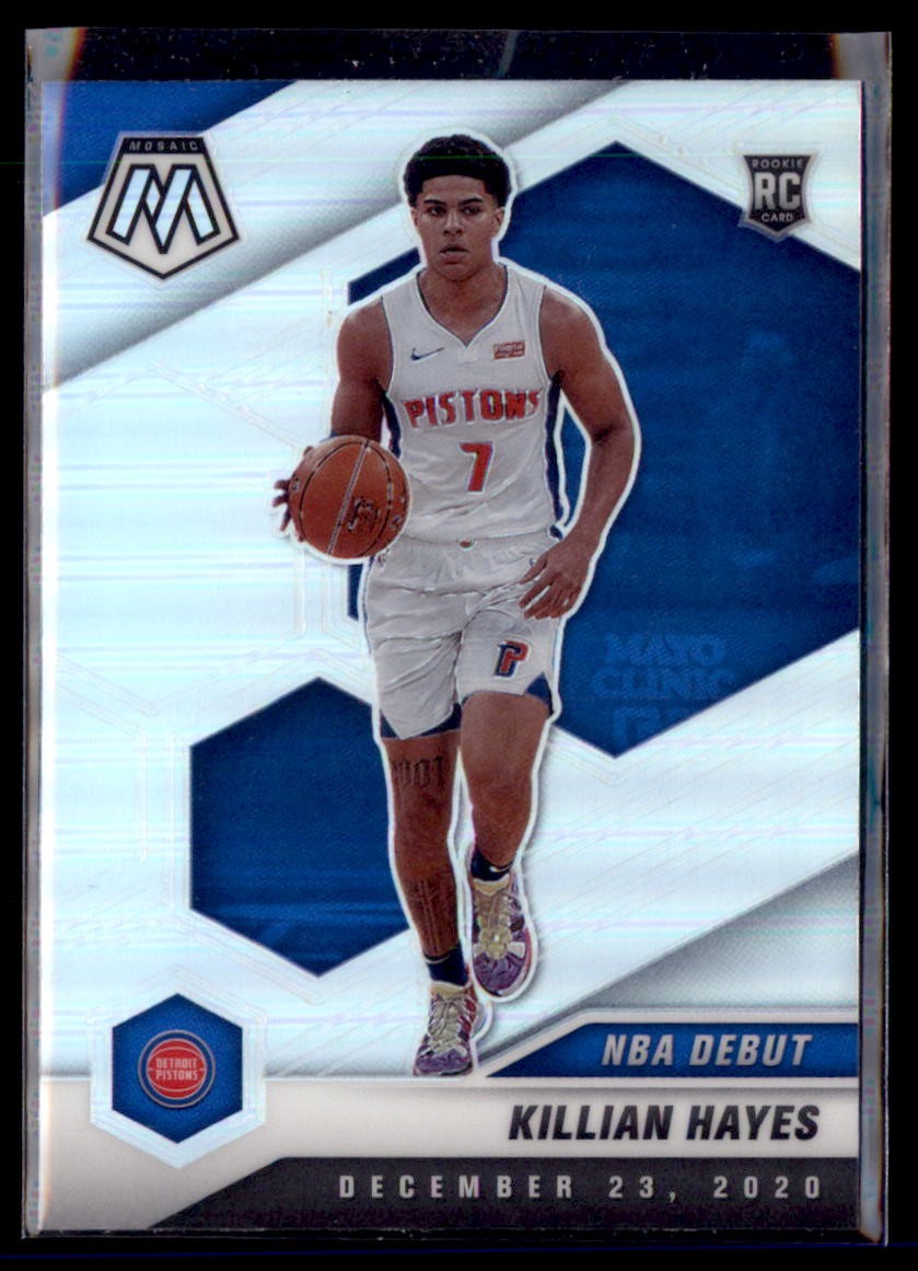 2020-21 Panini Mosaic Basketball Silver Prizm Killian Hayes Pistons 270 RC