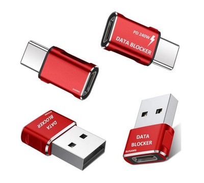 Data Blocker, USB A to C & USB C Data Blocker for iphone15 16 and Any Mobile ...