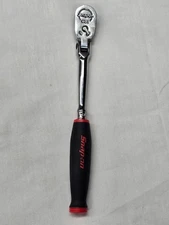 Snap-On THLF72 1/4" Drive Dual 80 Tech Soft Grip Long Handle Flex-Head Ratchet
