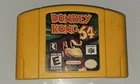 Nintendo Donkey Kong 64 Nintendo 64 Yellow Game Cartridge USA (Not Tested)