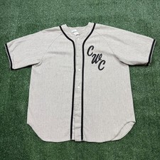 Vintage 80s Empire Sporting Goods Baseball Jersey Men's Size XL Gray Made In USA