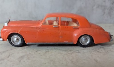Vintage Hong Kong Kunststoff Rolls Royce Orange Restaurationsprojekt