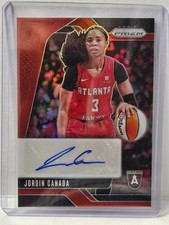 2024 Panini Prizm WNBA - Signatures #SG-JC Jordan Canada Red Prizm 99/99 Auto