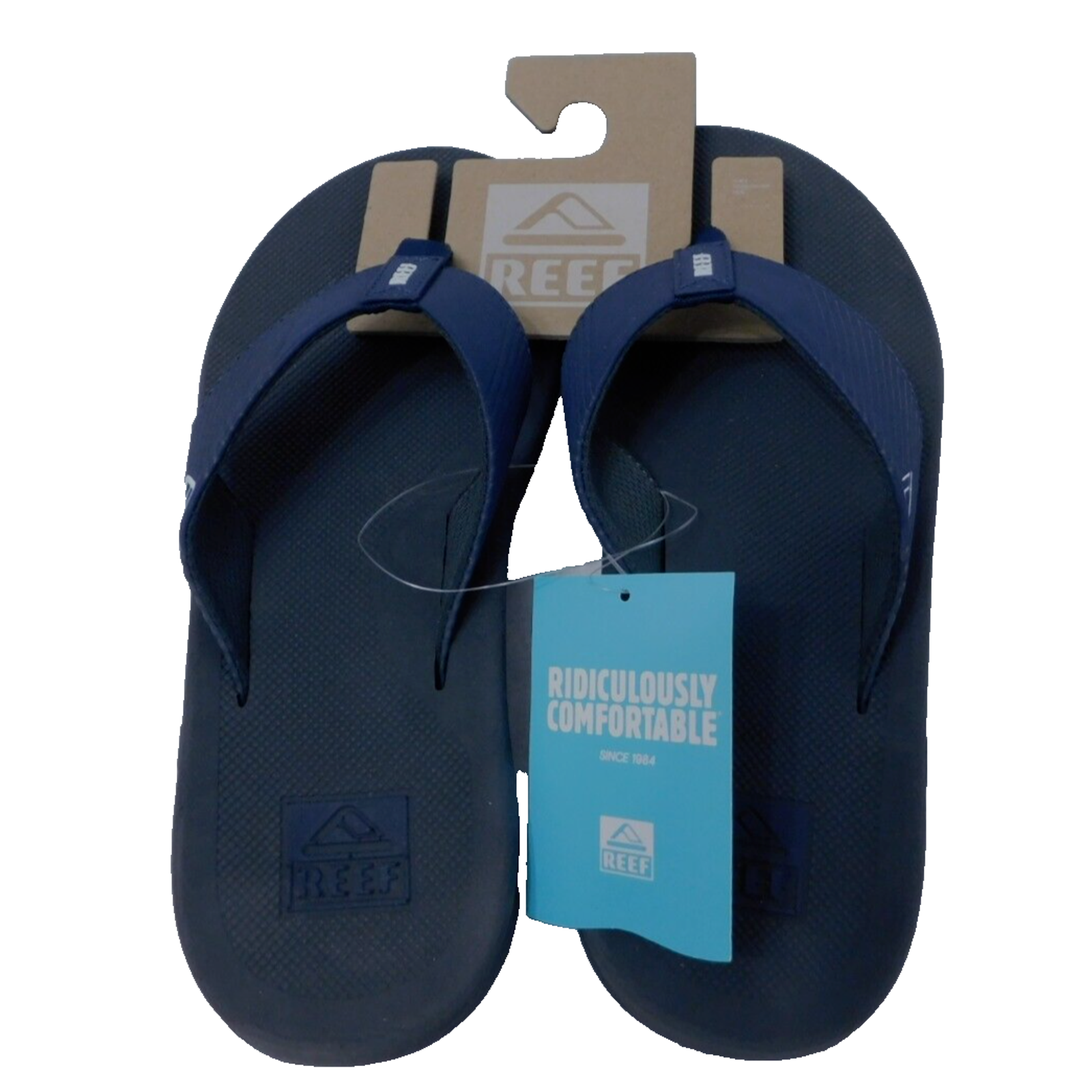 Reef Gray Navy Men's Phantom II Sandals Flip Flops Size 9