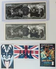 5-grain .999 Fine Silver Play Money & Cards Pink Floyd, Bad Bunny, Beatles, Kiss