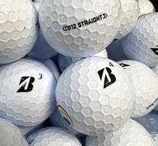 24 Near Mint AAAA White Bridgestone E12 Straight Used Golf Balls