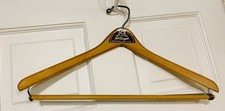 Vintage Pair Advertising Wood Coat Hanger R.W.Camp Co Essex, Middletown, Conn