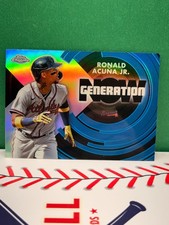 2022 Topps Chrome Update Series - Generation Now Chrome Ronald Acuña Jr. #GNC-8