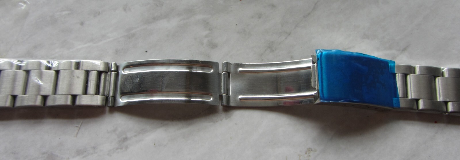 20mm Stainless Steel Oyster Band Bracelet Strap with 455b pattern ends image 3